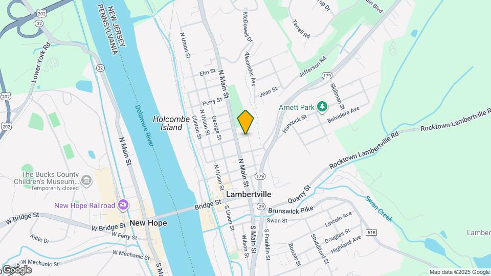 109 N Franklin St Map and Location Details