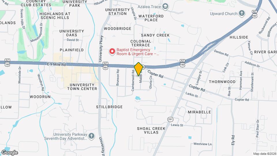 9307 Mabel St Map and Location Details