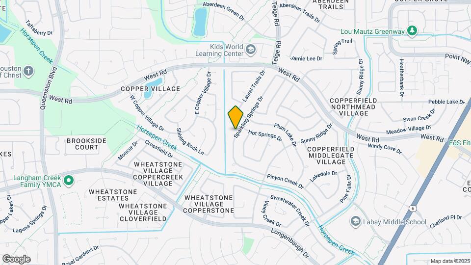 8415 Sparkling Springs Dr Map and Location Details