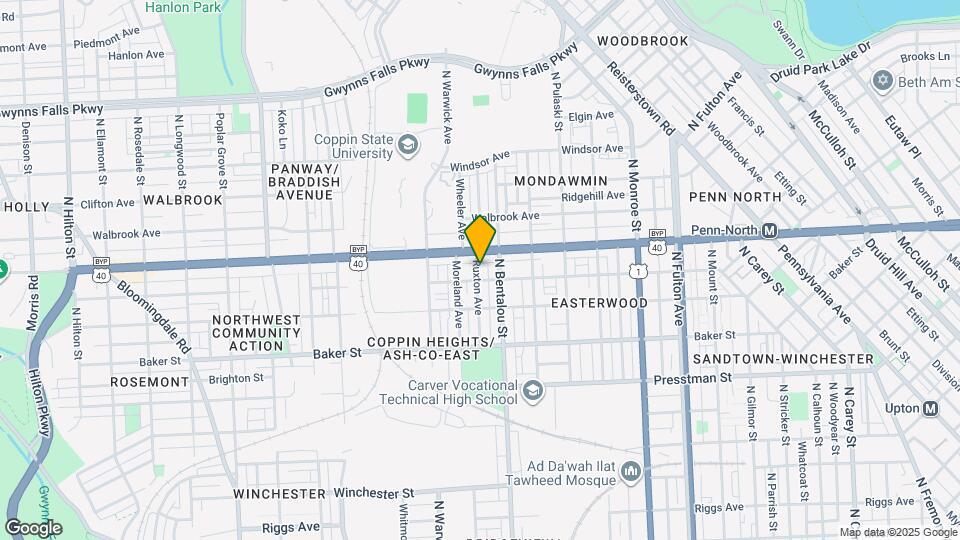 1815 Ruxton Ave Map and Location Details