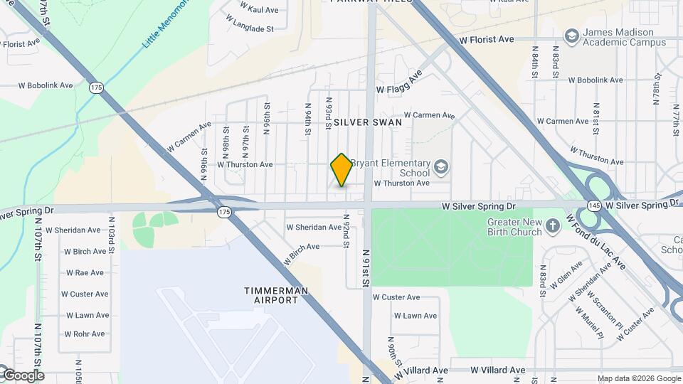 5625 N 92nd St Map and Location Details