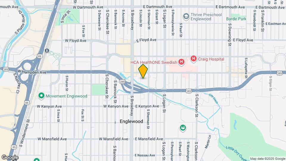 3560 S Lincoln St Map and Location Details