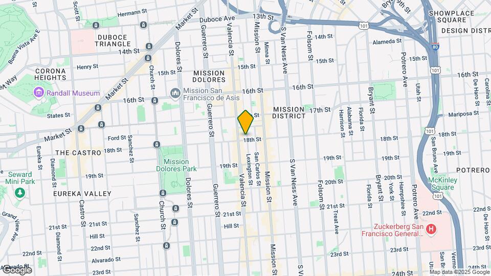 3466 18th St Mapa y Detalles de la Ubicación