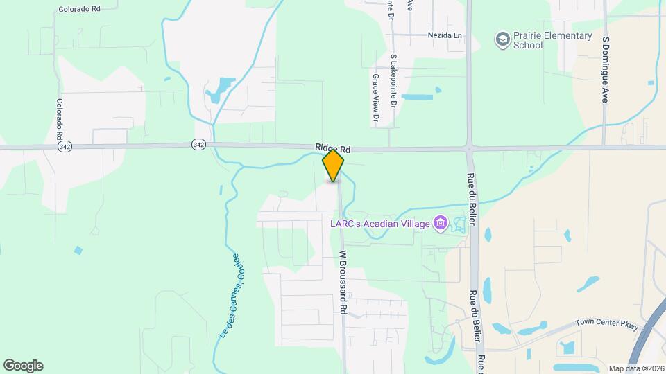 917 W Broussard Rd Map and Location Details