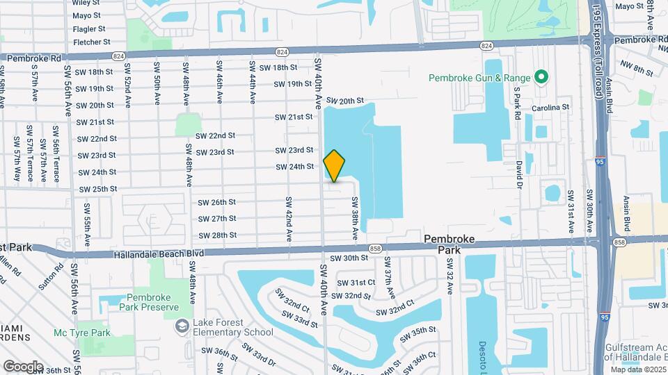 3910 SW 25th St Mapa y Detalles de la Ubicación