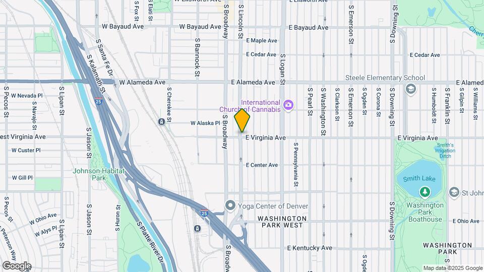 492 S Lincoln St Map and Location Details