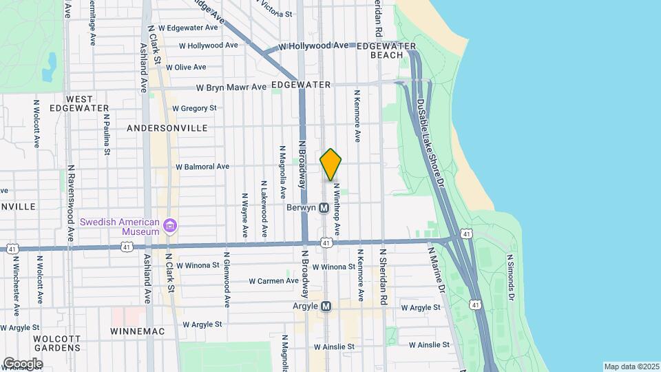 5326 N Winthrop Ave Map and Location Details
