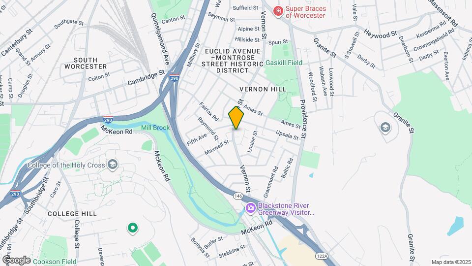 193 Vernon St Map and Location Details