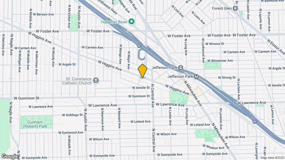 5643 W Higgins Ave Map and Location Details