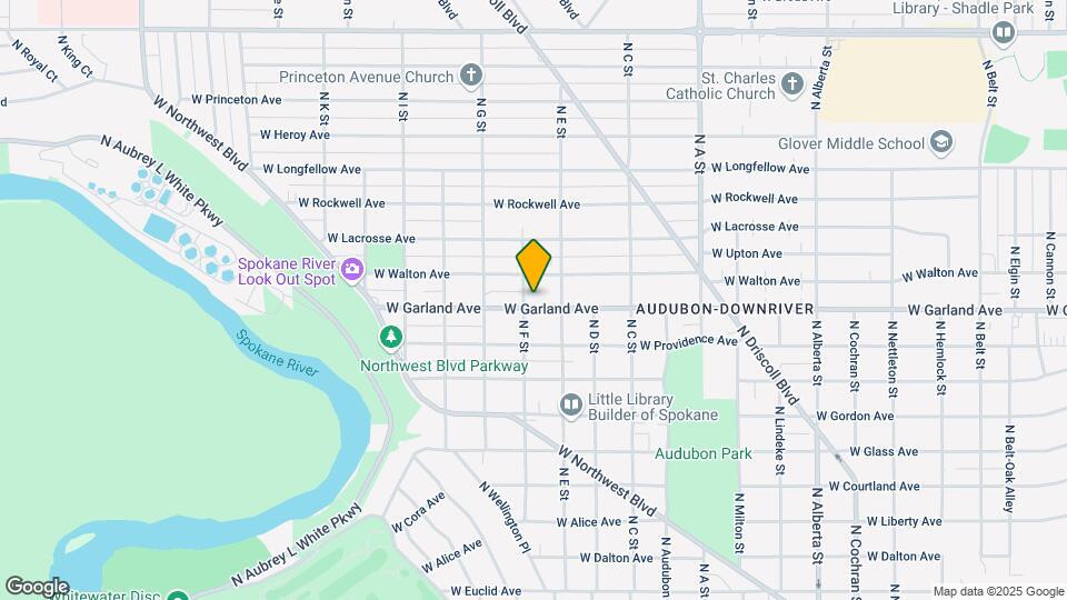 3324 W Garland Ave Map and Location Details