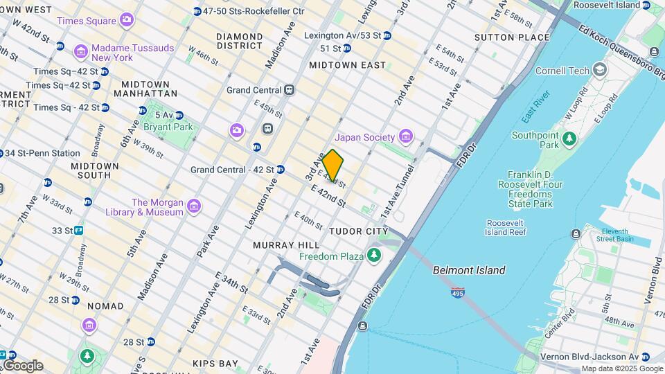 219-235 E 42nd St Map and Location Details