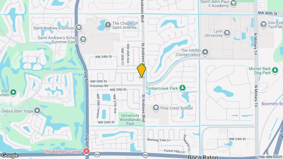 3048 NW 25th Way Map and Location Details