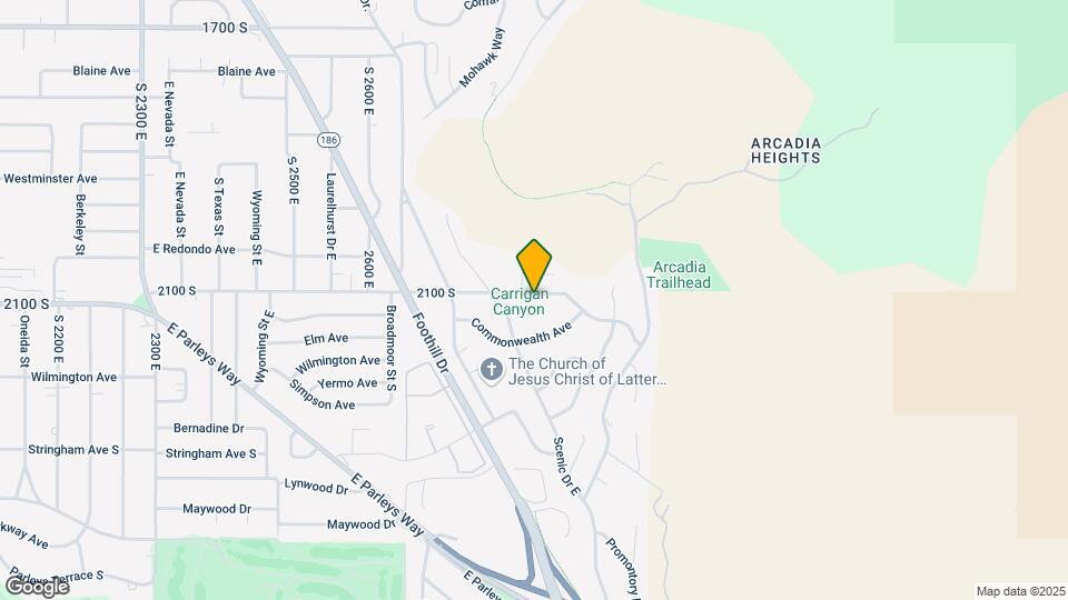 2814 Arcadia Heights Cir Map and Location Details