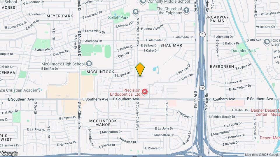 3037 S Country Club Way Map and Location Details