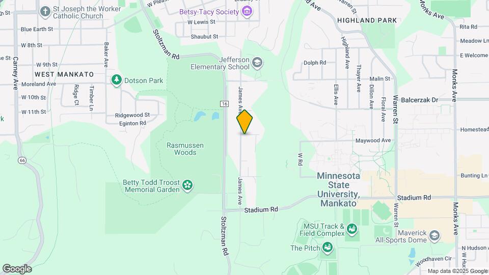 404 James Ave, Unit 101 Map and Location Details