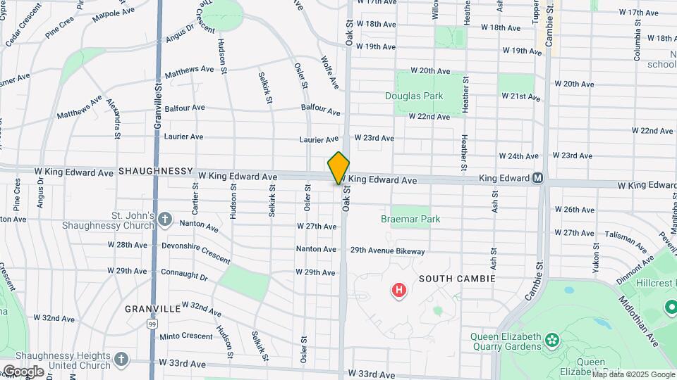 4141 Oak St Map and Location Details