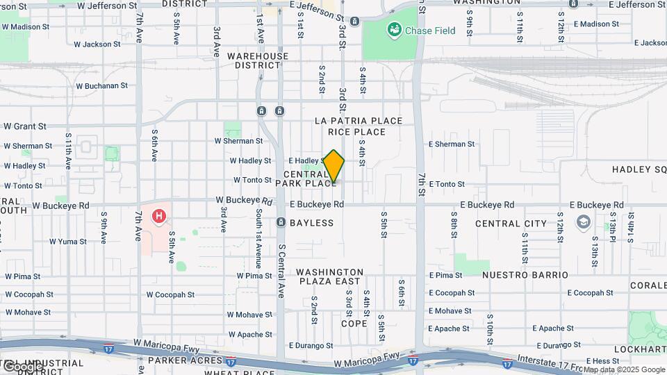 1010 S 3rd St Map and Location Details