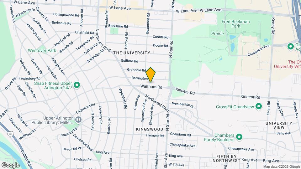 1588 Waltham Rd Map and Location Details