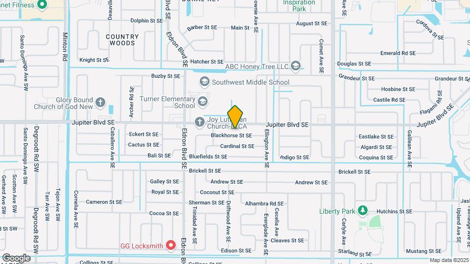587 Blackhorse St SE Map and Location Details