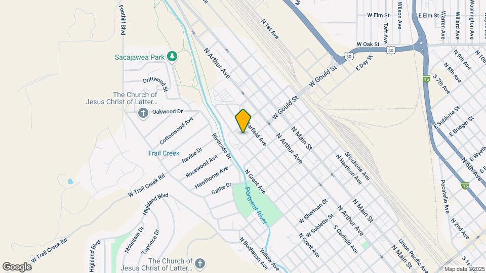 1520 N Hayes Ave, Unit 1520 Map and Location Details