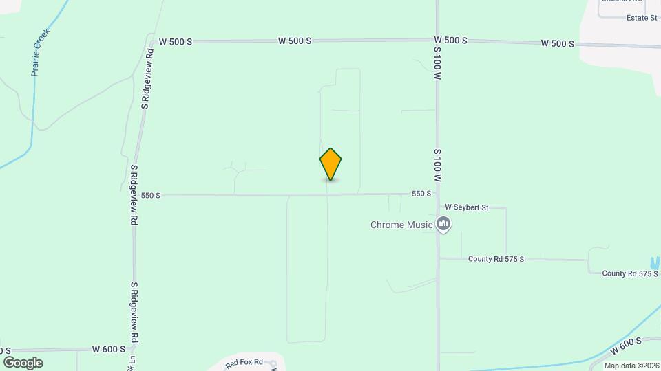 1348 W 550 S Map and Location Details