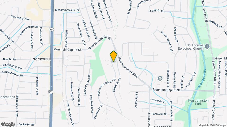 600 Nightingale Cir SE Map and Location Details