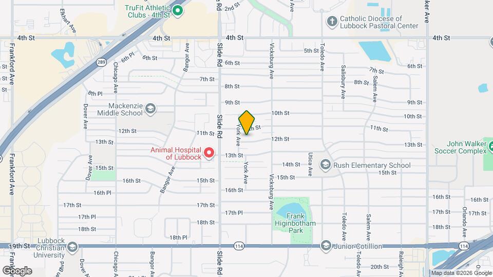 4918 12th St Map and Location Details
