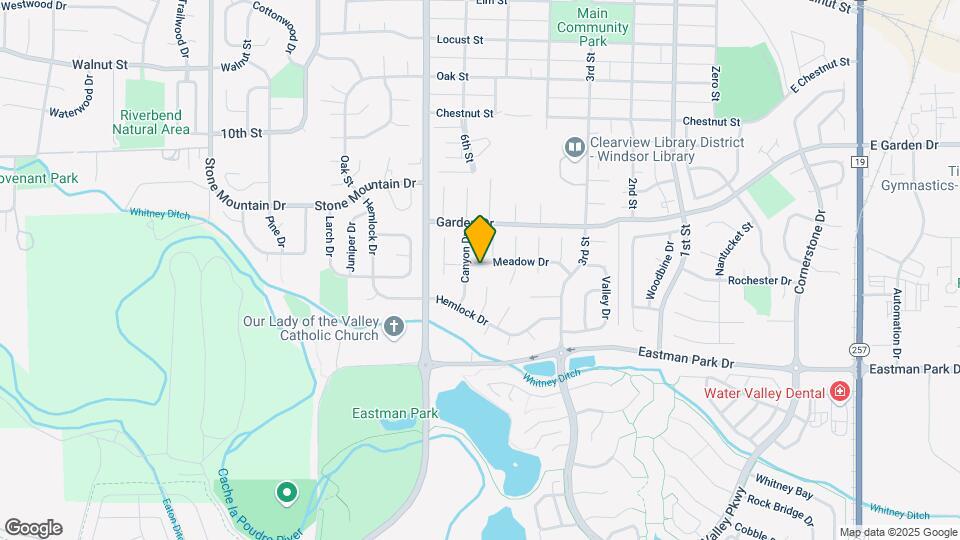 605 Meadow Dr Map and Location Details