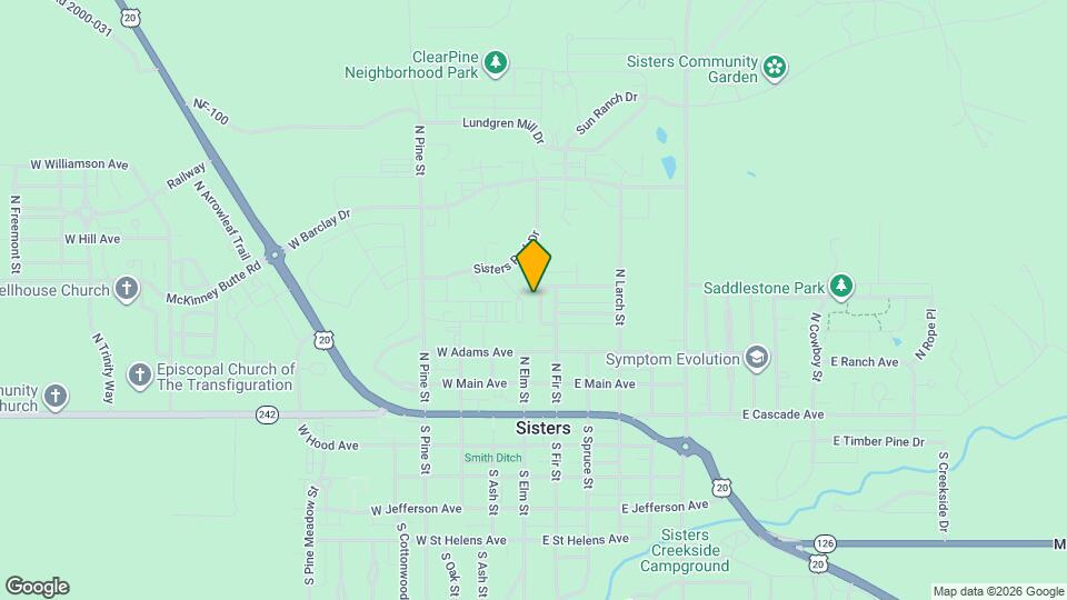 451 N Songbird St Map and Location Details