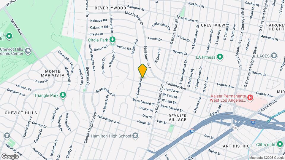 9125 David Ave Map and Location Details