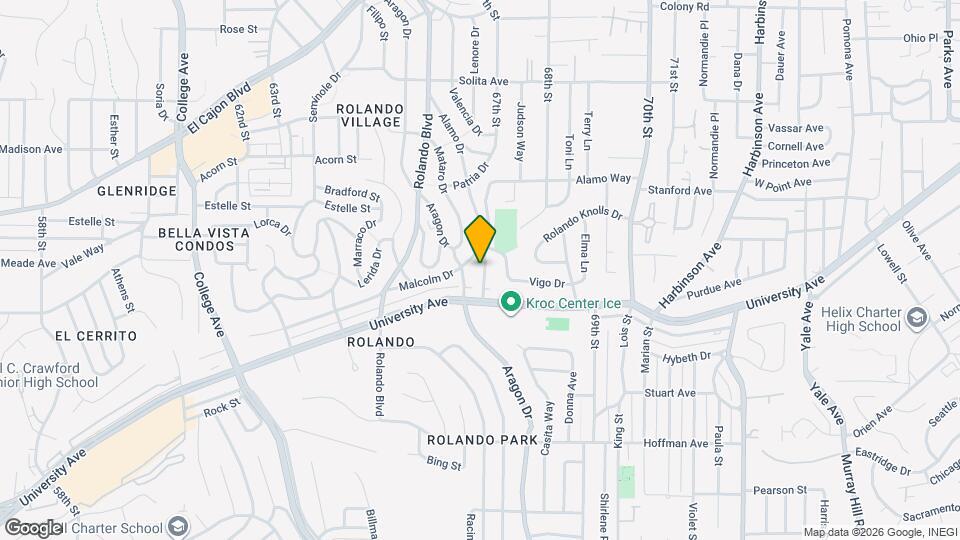 4346 Alamo Dr Map and Location Details