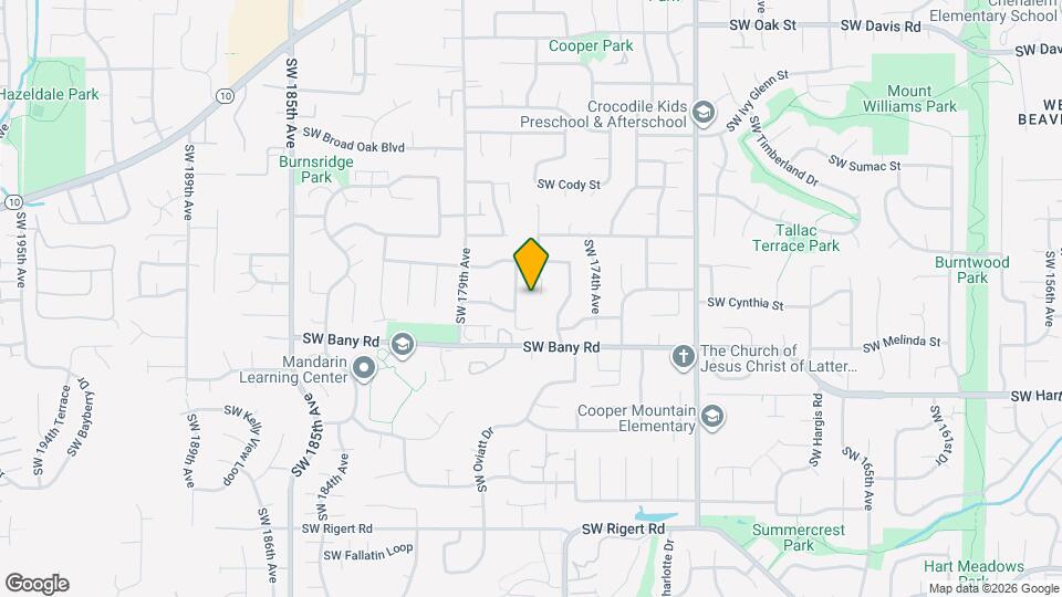 7125 SW 175th Ave Map and Location Details