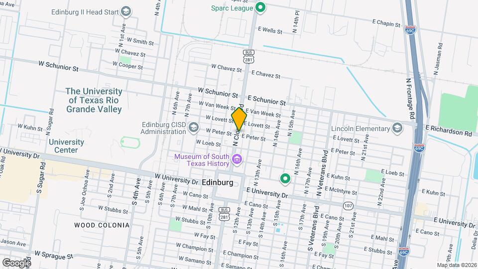 14 E Peter St Map and Location Details