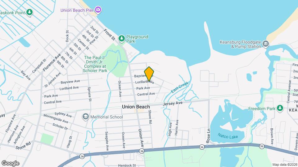 504 Shore Rd Mapa y Detalles de la Ubicación