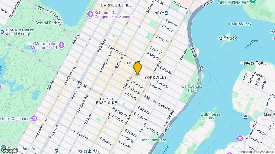 333 E 84th St Map and Location Details