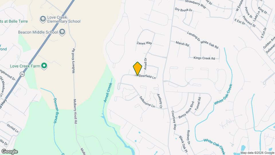 42 Deerfield Ln Map and Location Details