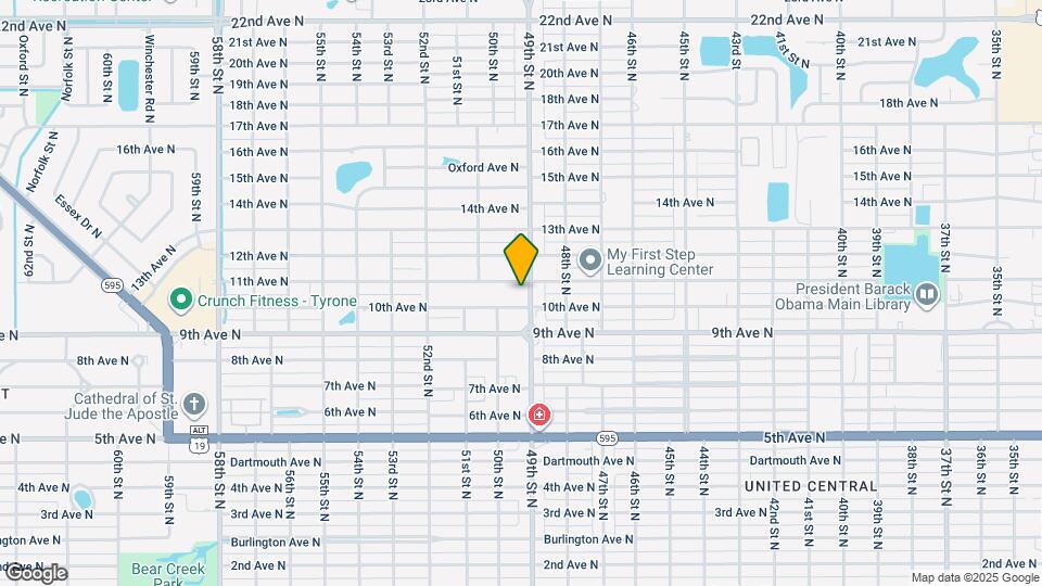 1000 49th St N Map and Location Details