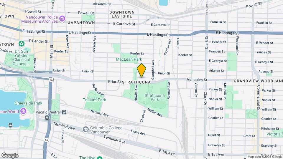 819 Prior St Map and Location Details