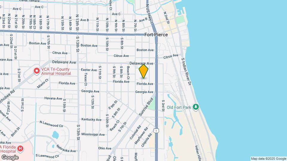 616 S 6th St Map and Location Details