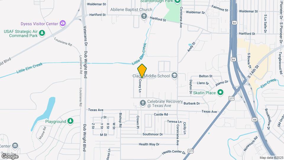 1625 Covey Ln Map and Location Details