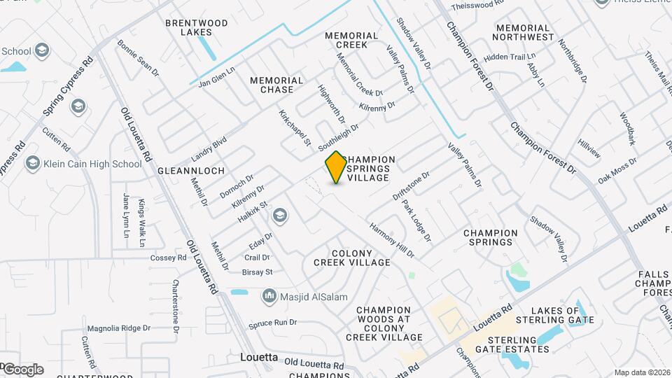 9102 Colony Cove Dr Map and Location Details