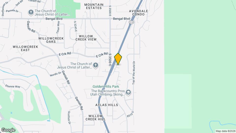 8149 S Clover Spring Ln Map and Location Details