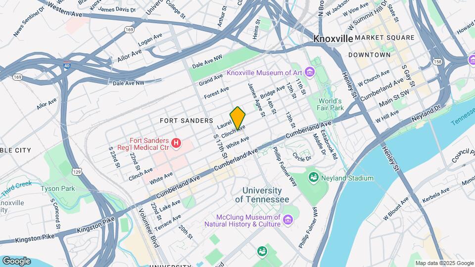 1610 Clinch Ave Mapa y Detalles de la Ubicación