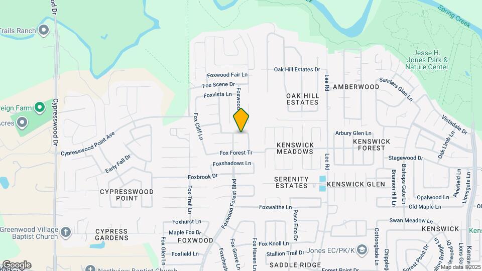 7314 Fox Hall Ln Map and Location Details