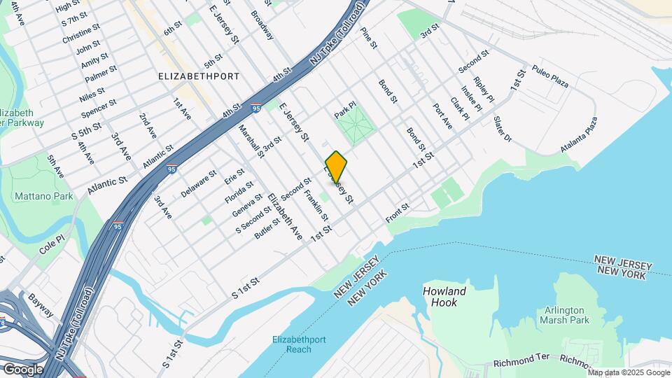 134 E Jersey St Map and Location Details
