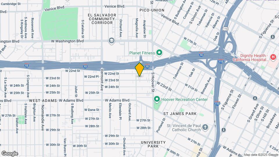 1277 W 23rd St Map and Location Details