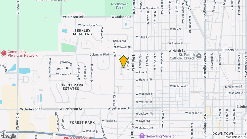 1036 Columbus Blvd Map and Location Details