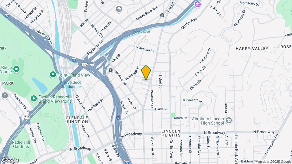 2809 Pasadena Ave Mapa y Detalles de la Ubicación