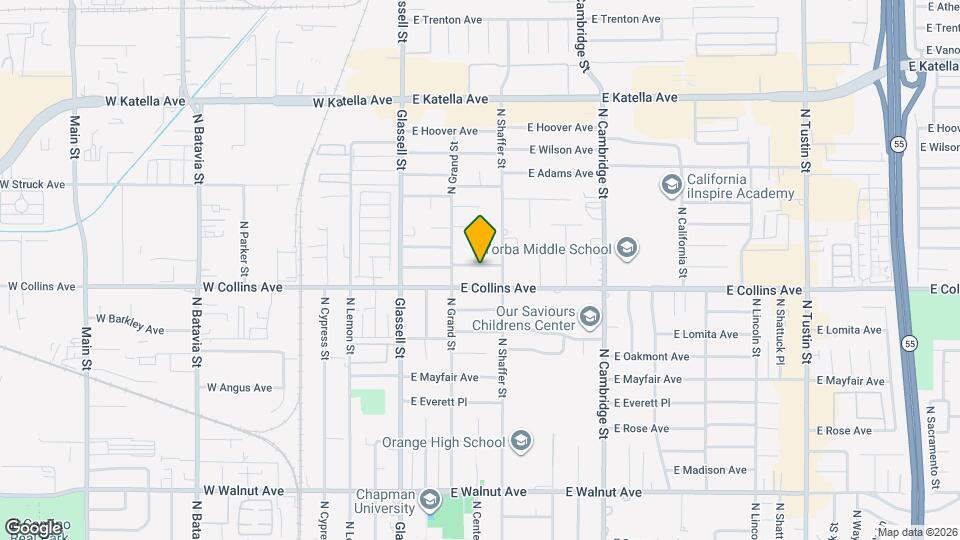 408 E Jacaranda Ave Map and Location Details