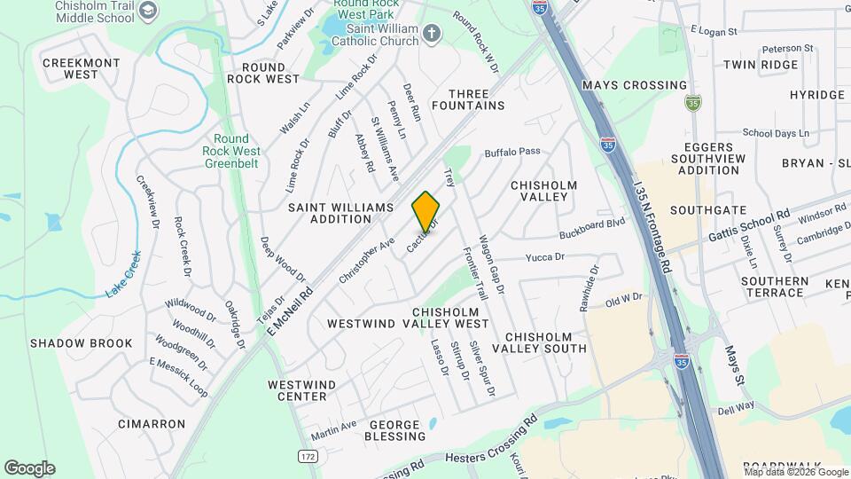 817 Cactus Dr Map and Location Details